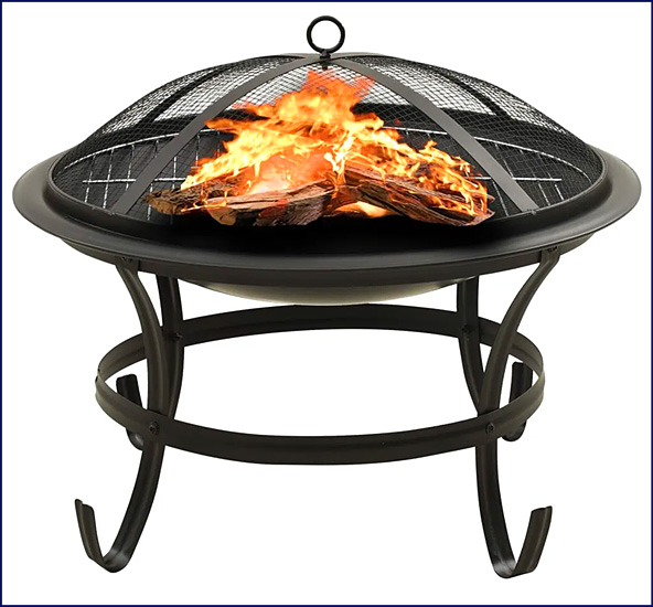 Okrągłe palenisko ogrodowe Evlo