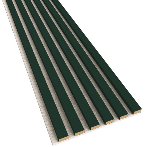 Panel lamelowy ścienny zielony beżowy filc Mavel