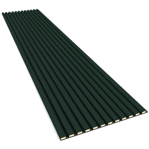 Panel lamelowy ścienny zielony czarny filc Mavel