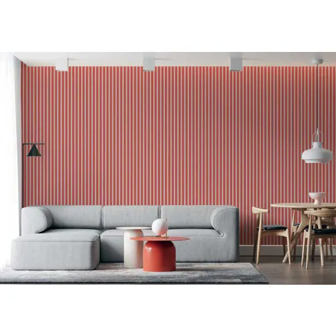 Wizualizacja aranżacji z lamelami koralowymi Mavel