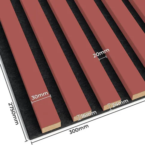 Wymiary panela ściennego dekor koral Mavel