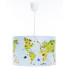 Dziecięca lampa wisząca mapa świata A326-Luso
