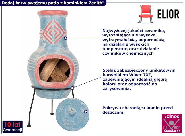 Kominek ogrodowy Zenith