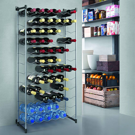 Wizualizacja stojaka na 72 butelki Wori