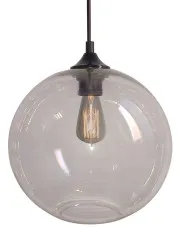 Lampa wisząca z transparentnym kloszem nad wyspę - Z045-Juva w sklepie Edinos.pl