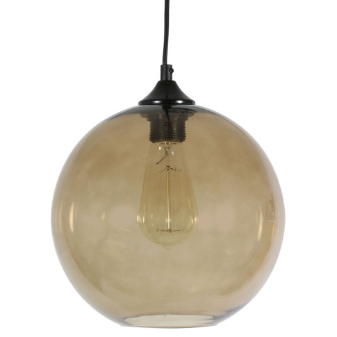 brązowa szklana lampa wisząca Z045-Juva