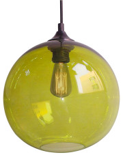 Lampa nad stół z okrągłym zielonym kloszem - Z45-Juva w sklepie Edinos.pl