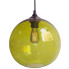 okrągla szklana lampa wisząca zielona Z045-Juva