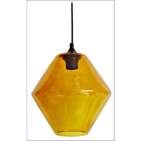 szklana pojedyncza lampa wisząca pomarańczowa Z043-Jori
