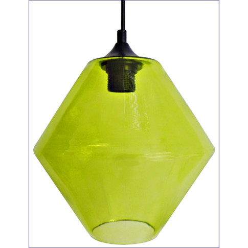 zielona lampa szklana pojedyncza wisząca Z043-Jori