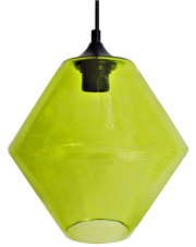 Minimalistyczna lampa wisząca z zielonym kloszem - Z043-Jori w sklepie Edinos.pl