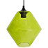 zielona pojedyncza lampa wisząca ze szklanym kloszem Z043-Jori