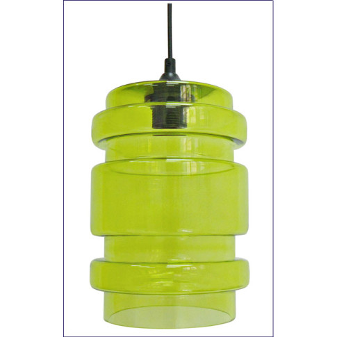 zielona pojedyncza lampa wisząca szklana Z044-Asar