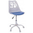 biało niebieskie krzesło dziecięce na kółkach do nauki Fiti 3X
