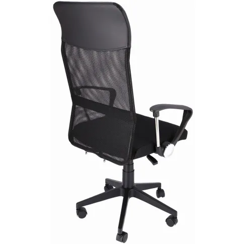 czarne krzesło obrotowe ergonomiczne do komputera Egon
