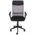 czarno szare krzesło obrotowe biurowe z podłokietnikami Egon