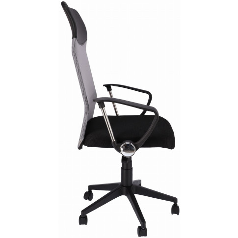 czarno szary fotel obrotowy ergonomiczny Egon