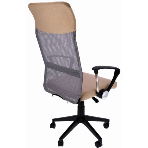 bezowy fotel obrotowy do komputera egon