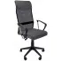 ciemnoszary fotel obrotowy nowoczesny ergonomiczny Egon