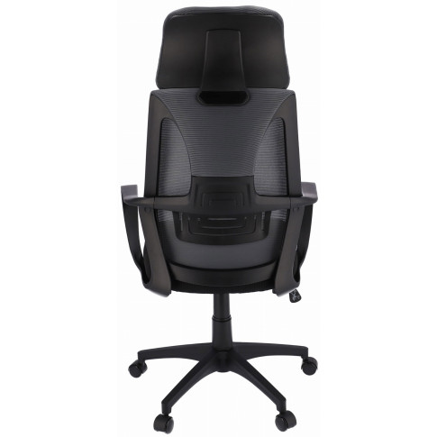 szaro czarne krzesło komputerowe na kółkach Uris