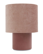 Różowa lampka nocna welurowa - A339-Agma