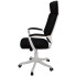 czarny ergonomiczny fotel biurowy obrotowy Dawo