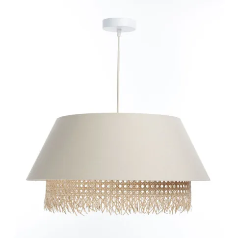 Lampa nad stół boho z rattanowym abażurem A344-Xina