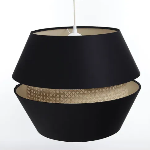 Czarna designerska lampa wisząca boho A348-Imia