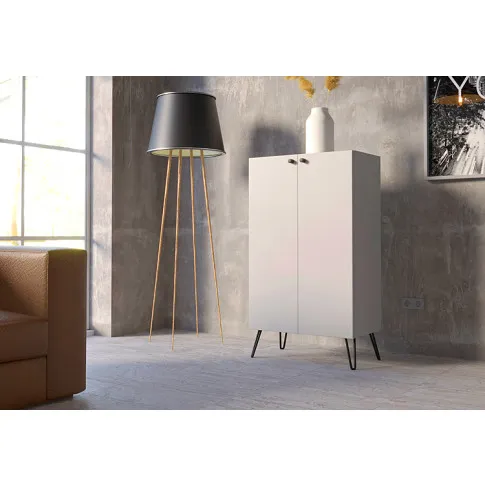 Wizualizacja białej komody Larkso 4X