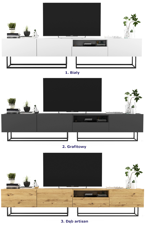 Wybór kolorów kompletu rtv Merol 11X