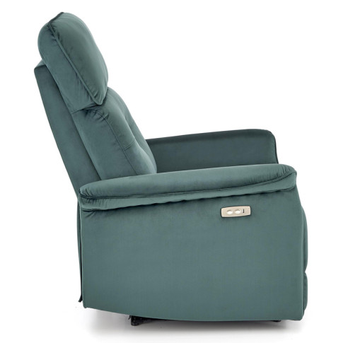 Zielony nowoczesny fotel Timex