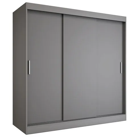 Szafa przesuwna antracyt 200cm Corina 6X