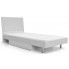 Zdjęcie produktu Jednoosobowe łóżko Kormi 90x200 - białe.