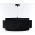 Czarna welurowa elegancka lampa nad stół - A353-Moxa