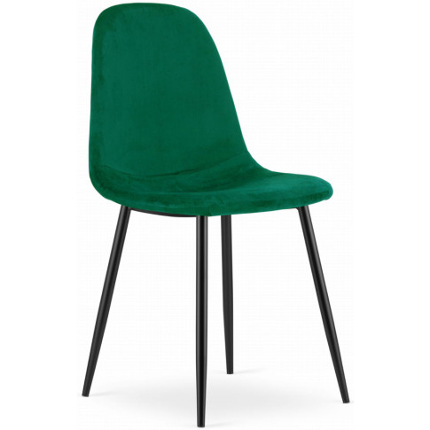 zielone szmaragdowe krzesło tapicerowane Rosato
