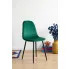 Wizualizacja zielonego krzesła metalowego Larox 3X