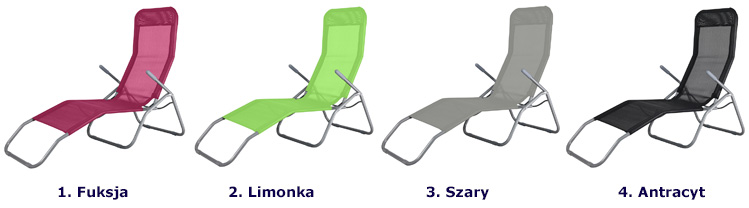 Leżak ogrodowy Lirena
