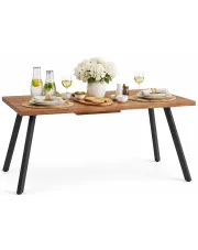 Rozkładany stół Follen - orzech miodowy w sklepie Edinos.pl