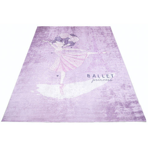 fioletowy dywan z baletnicą Feso 4X