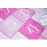 różowy antypoślizgowy dywan do pokoju dziecięcego z grą w klasy Lopa 3X