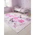 Różowy dywan dziecięcy z grą w klasy dla dziewczynki   Belmo 3X