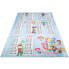 Niebiesko-kolorowy dywan dziecięcy z tabliczką mnożenia - Asan 4X