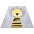 Szaro-żółty dywan dziecięcy z lwem - Puso 3X