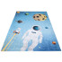 niebieski dywan z kosmonautą i planetami Cebo 5X