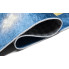 niebieski antypoślizgowy dywan z pandą i księżycem Limi 3X