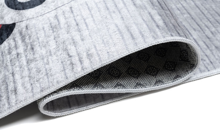 Szary dywan prostokątny dziecięcy z tabliczką mnożenia Lifes 4X