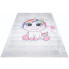 Prostokątny dywan dziecięcy z tęczowym jednorożcem - Puso 3X