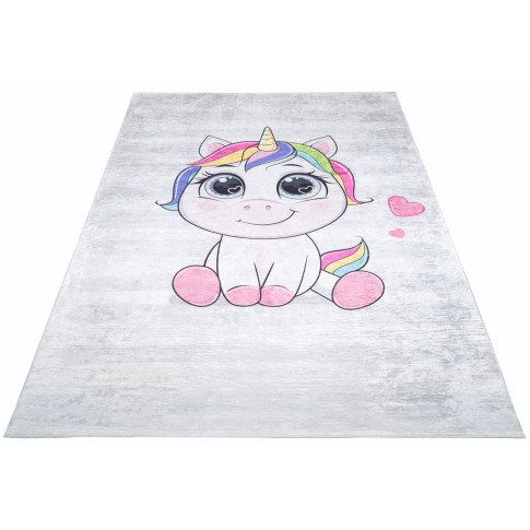 prostokątny dywan z uroczym jednorożcem dla dzieci Puso 3X