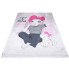 Nowoczesny dywan młodzieżowy z dziewczynką - Feso 3X
