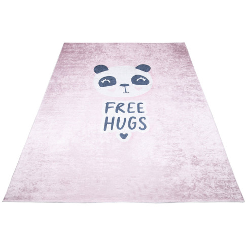różowy dywan dla dzieci z misiem Limi 3X